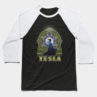 Nikola Tesla Baseball T-Shirt